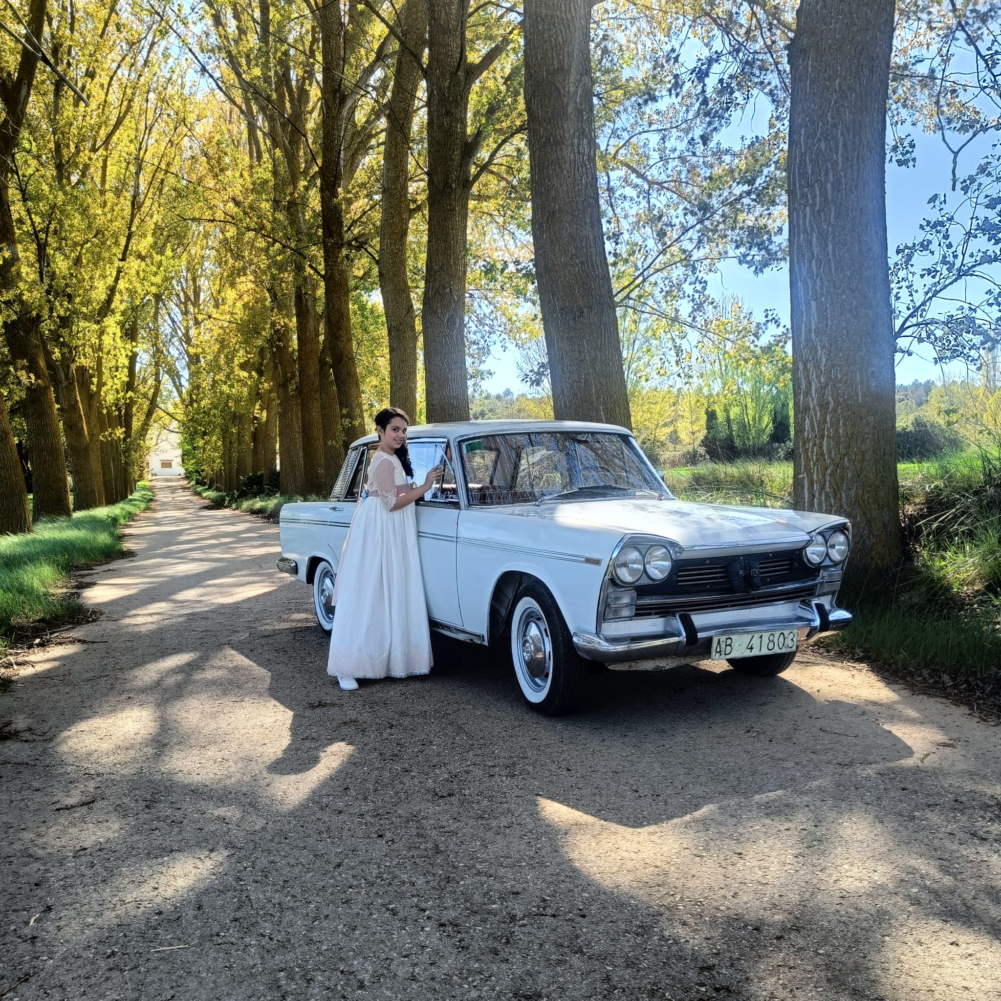 Evento comunión coche clásico